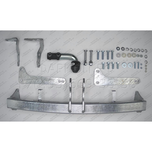 C060A GALIA Полностью оцинкованный фаркоп на Chevrolet Captiva 2006-2013, 2013-2018, Opel Antara 2006-2013, 2013-2017. Только для авто с запаской снизу. Тип шара: A. Нагрузки: 2100/80 кг, масса фаркопа 14,42 кг