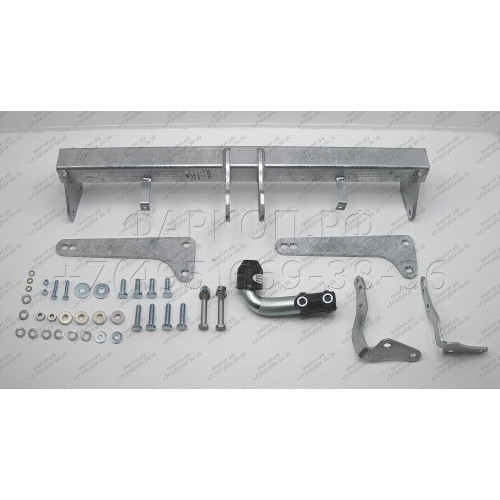 C060A GALIA Полностью оцинкованный фаркоп на Chevrolet Captiva 2006-2013, 2013-2018, Opel Antara 2006-2013, 2013-2017. Только для авто с запаской снизу. Тип шара: A. Нагрузки: 2100/80 кг, масса фаркопа 14,42 кг