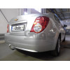 C063A GALIA Полностью оцинкованный фаркоп на Chevrolet Aveo седан 2012-2015. Подрозетник убирается за бампер. Тип шара: A. Без выреза бампера. Нагрузки: 1100/50 кг, масса фаркопа 13,42 кг