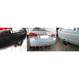 C211-A Лидер-плюс ТСУ для Chevrolet Cruze седан/хетчбек 2009-2016 без выреза бампера. Нагрузки: 1200/75 кг, масса фаркопа 16,3 кг (без электрики в комплекте)