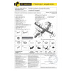 CHN-21-991122.00 PT GROUP Фаркоп на Lada Niva Travel 2021-, Chevrolet Niva 2008-2020, Lada Niva 2020-2021 без подрезки бампера. Тип шара: E (легкосъемный шар под квадрат). Нагрузки: 1500/50 кг, масса фаркопа 16 кг (без электрики в комплекте)