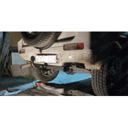 H.T43.A HALTY Фаркоп на Toyota Cami 1999-2006, Daihatsu Terios 1997-2006 без подрезки бампера. Тип шара: A. Нагрузки: 750/75 кг, масса фаркопа 12 кг