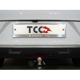 TCU00304 ТСС Фаркоп на Exeed TXL 2021- (V - 1.6T 4WD, кроме комплектации FL2). Требуется подрезка бампера. Тип шара: E (шаровый узел под американский квадрат). Н