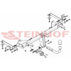 F-060 STEINHOF Фаркоп на FIAT 500L Trekking 2012-2017, FIAT 500L Cross 2018-2022. Требуется подрезка бампера. Тип шара: A. Нагрузки: 1200/90 кг, масса фаркопа 17,01 кг (без электрики в комплекте)