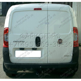 F-073 STEINHOF Фаркоп на Citroen Nemo 2009-2015, FIAT Fiorino 2008-2021, FIAT Qubo 2008-2021, Peugeot Bipper 2008-2017. Требуется подрезка бампера. Тип шара: AH (горизонтальное быстросъемно