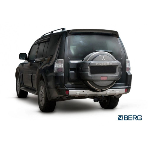 F.4011.001 BERG Фаркоп на Mitsubishi Pajero IV 2007-2020, Mitsubishi Pajero III 2000-2007 без снятия и подрезки бампера. Тип шара: A. Нагрузки: 2000/75 кг, масса фаркопа 24 кг (без электрики в комплекте)