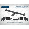 F.4011.001 BERG Фаркоп на Mitsubishi Pajero IV 2007-2020, Mitsubishi Pajero III 2000-2007 без снятия и подрезки бампера. Тип шара: A. Нагрузки: 2000/75 кг, масса фаркопа 24 кг (без электрики в комплекте)