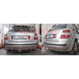 F073A GALIA Полностью оцинкованный фаркоп на FIAT Stilo хетчбек 3/5 дверей 2001-2007. Тип шара: A. Невидимый вырез бампера. Нагрузки: 1300/60 кг, масса фаркопа 17 