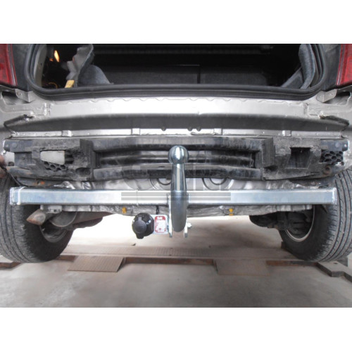 F073A GALIA Полностью оцинкованный фаркоп на FIAT Stilo хетчбек 3/5 дверей 2001-2007. Тип шара: A. Невидимый вырез бампера. Нагрузки: 1300/60 кг, масса фаркопа 17 кг