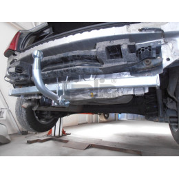 F073A GALIA Полностью оцинкованный фаркоп на FIAT Stilo хетчбек 3/5 дверей 2001-2007. Тип шара: A. Невидимый вырез бампера. Нагрузки: 1300/60 кг, масса фаркопа 17 
