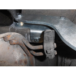 F073A GALIA Полностью оцинкованный фаркоп на FIAT Stilo хетчбек 3/5 дверей 2001-2007. Тип шара: A. Невидимый вырез бампера. Нагрузки: 1300/60 кг, масса фаркопа 17 