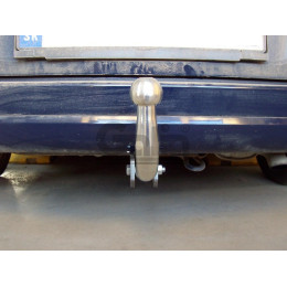 F082C GALIA Полностью оцинкованный фаркоп на Ford Fusion 2002-2012, в т.ч. модели с парктрониками. Тип шара: C (горизонтальный съемный). Без выреза бампера. Н