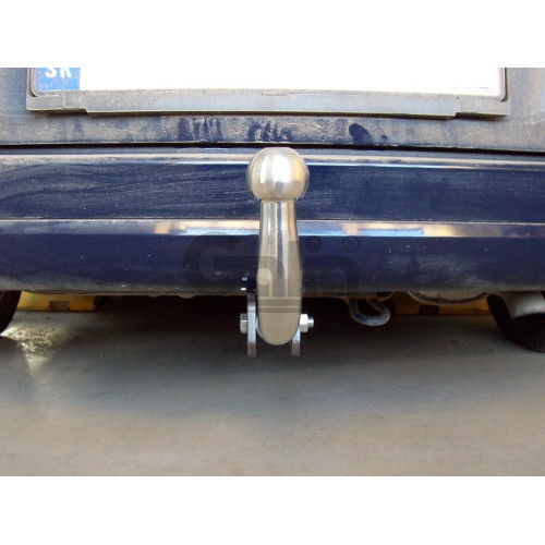 F082C GALIA Полностью оцинкованный фаркоп на Ford Fusion 2002-2012, в т.ч. модели с парктрониками. Тип шара: C (горизонтальный съемный). Без выреза бампера. Нагрузки: 1100/50 кг, масса фаркопа 14,47 кг