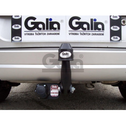 F082C GALIA Полностью оцинкованный фаркоп на Ford Fusion 2002-2012, в т.ч. модели с парктрониками. Тип шара: C (горизонтальный съемный). Без выреза бампера. Н
