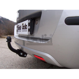 F082C GALIA Полностью оцинкованный фаркоп на Ford Fusion 2002-2012, в т.ч. модели с парктрониками. Тип шара: C (горизонтальный съемный). Без выреза бампера. Н