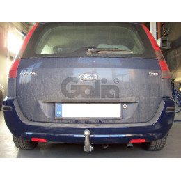 F082C GALIA Полностью оцинкованный фаркоп на Ford Fusion 2002-2012, в т.ч. модели с парктрониками. Тип шара: C (горизонтальный съемный). Без выреза бампера. Н