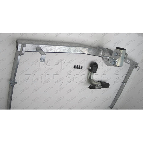 F082C GALIA Полностью оцинкованный фаркоп на Ford Fusion 2002-2012, в т.ч. модели с парктрониками. Тип шара: C (горизонтальный съемный). Без выреза бампера. Нагрузки: 1100/50 кг, масса фаркопа 14,47 кг