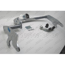 F083C GALIA Полностью оцинкованный фаркоп на Ford Tourneo Connect 2002-2014, Transit Connect 2002-2014. Тип шара: C (горизонтальный съемный). Установка без снятия и выреза 