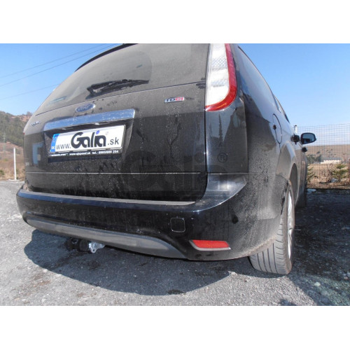 F096A GALIA Полностью оцинкованный фаркоп на Ford Focus II универсал 2004-2011. Тип шара: A. Без выреза бампера. Нагрузки: 1500/75 кг, масса фаркопа 15,52 кг