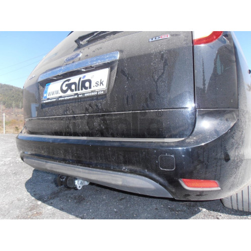 F096A GALIA Полностью оцинкованный фаркоп на Ford Focus II универсал 2004-2011. Тип шара: A. Без выреза бампера. Нагрузки: 1500/75 кг, масса фаркопа 15,52 кг