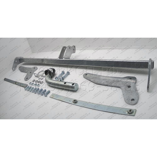 F096A GALIA Полностью оцинкованный фаркоп на Ford Focus II универсал 2004-2011. Тип шара: A. Без выреза бампера. Нагрузки: 1500/75 кг, масса фаркопа 15,52 кг