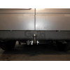 F100C GALIA Полностью оцинкованный фаркоп на Ford Transit 2000-2014 без ступеньки. Тип шара: C (горизонтальный съемный). Балка фаркопа скрыта. Невидимая минимальная подрезка бампера. Нагрузки: 3500/112 кг, масса фаркопа 15,37 кг