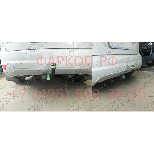 F101-A Лидер-плюс ТСУ для Ford Focus 2 хетчбек 2004-2011, Ford Focus 3 хетбчек 2011-2018 без выреза бампера. Нагрузки: 1100/75 кг, масса фаркопа 13,46 кг (без электрики в комплекте)