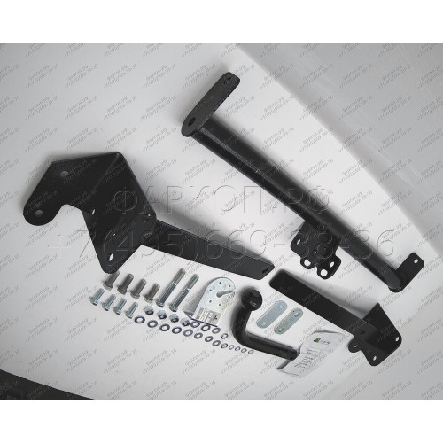 F101-A Лидер-плюс ТСУ для Ford Focus 2 хетчбек 2004-2011, Ford Focus 3 хетбчек 2011-2018 без выреза бампера. Нагрузки: 1100/75 кг, масса фаркопа 13,46 кг (без электрики в комплекте)
