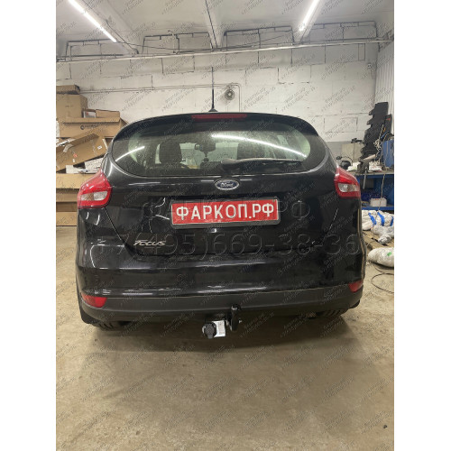 F101-A Лидер-плюс ТСУ для Ford Focus 2 хетчбек 2004-2011, Ford Focus 3 хетбчек 2011-2018 без выреза бампера. Нагрузки: 1100/75 кг, масса фаркопа 13,46 кг (без электрики в комплекте)