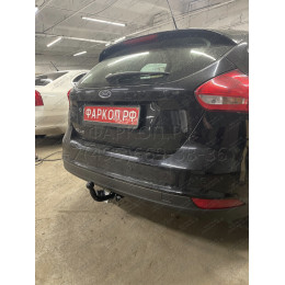 F101-A Лидер-плюс ТСУ для Ford Focus 2 хетчбек 2004-2011, Ford Focus 3 хетбчек 2011-2018 без выреза бампера. Нагрузки: 1100/75 кг, масса фаркопа 13,46 кг (без электрики в к