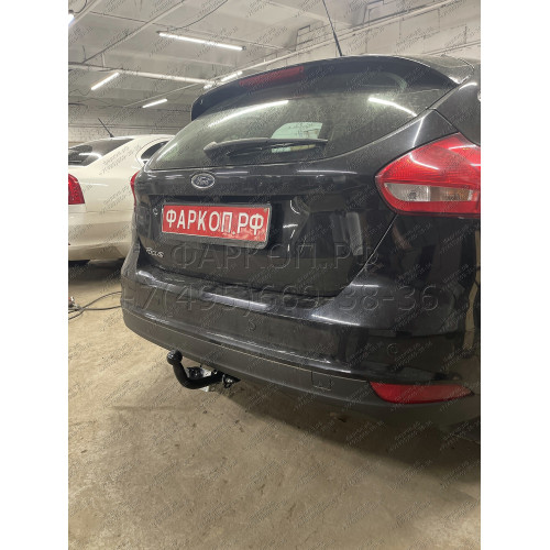 F101-A Лидер-плюс ТСУ для Ford Focus 2 хетчбек 2004-2011, Ford Focus 3 хетбчек 2011-2018 без выреза бампера. Нагрузки: 1100/75 кг, масса фаркопа 13,46 кг (без электрики в комплекте)