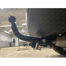 F101-A Лидер-плюс ТСУ для Ford Focus 2 хетчбек 2004-2011, Ford Focus 3 хетбчек 2011-2018 без выреза бампера. Нагрузки: 1100/75 кг, масса фаркопа 13,46 кг (без электрики в к