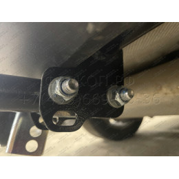 F101-A Лидер-плюс ТСУ для Ford Focus 2 хетчбек 2004-2011, Ford Focus 3 хетбчек 2011-2018 без выреза бампера. Нагрузки: 1100/75 кг, масса фаркопа 13,46 кг (без электрики в к