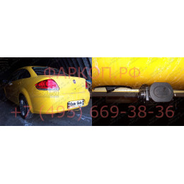 F108A GALIA Полностью оцинкованный фаркоп на FIAT Linea 2007-2015. Подрозетник убирается за бампер. Тип шара: A. Невидимый вырез бампера. Нагрузки: 1200/70 кг, 