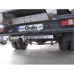 F116A GALIA Полностью оцинкованный фаркоп на Ford Transit шасси 2000-2014. Тип шара: A. Установка без выреза бампера. Нагрузки: 3000/120 кг, масса фаркопа 14,82 кг