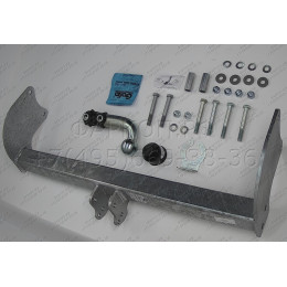 F116A GALIA Полностью оцинкованный фаркоп на Ford Transit шасси 2000-2014. Тип шара: A. Установка без выреза бампера. Нагрузки: 3000/120 кг, масса фаркопа 14,82 кг