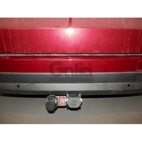F133A GALIA Полностью оцинкованный фаркоп на Ford Galaxy 2015-2022, Ford S-MAX 2015-2023. Тип шара: A. Невидимый вырез бампера. Нагрузки: 2000/90 кг, масса фаркопа 15,82 кг