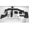 FA 0230-E(N) Бизон Фаркоп с хромированной накладкой на Kia Sorento Prime 2015-2020, Hyundai Santa Fe 2018-2021 без подрезки бампера. Тип шара: E (легкосъемный шар под квадрат). Нагрузки: 2500/120 кг. Не комплектуется электрикой