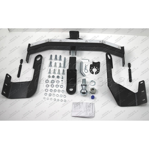 FA 0240-E(N) Бизон Фаркоп с хромированной накладкой на Haval H6 2014-2020, Haval M6 2023- без подрезки бампера. Тип шара: E (легкосъемный шар под квадрат). Нагрузки: 2500/120 кг. Не комплектуется электрикой