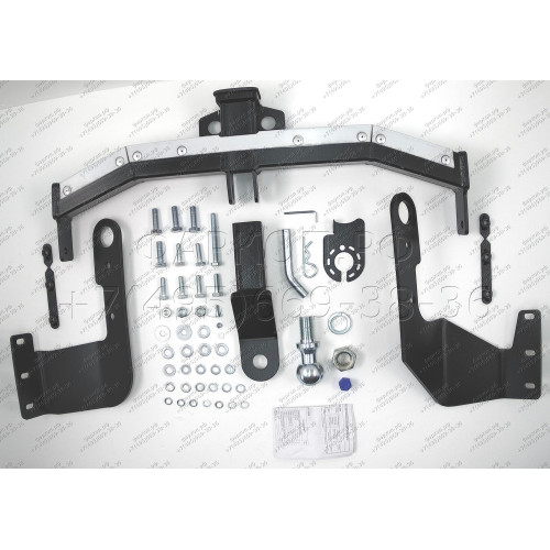 FA 0240-E(N) Бизон Фаркоп с хромированной накладкой на Haval H6 2014-2020, Haval M6 2023- без подрезки бампера. Тип шара: E (легкосъемный шар под квадрат). Нагрузки: 2500/120 кг. Не комплектуется электрикой