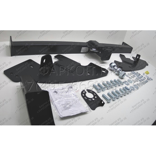 FA 0450-E Бизон Фаркоп на Mitsubishi L200 2023- без подрезки бампера. Тип шара: E (легкосъемный шар под квадрат). Нагрузки: 3300/160 кг. Не комплектуется электрикой