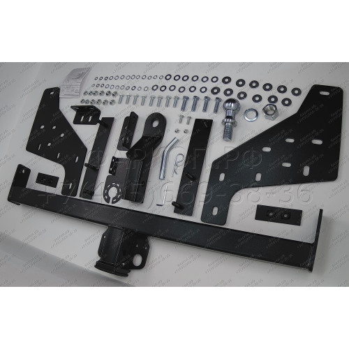 FA 0648-E Бизон Фаркоп на Mitsubishi L200 2006-2015 без подрезки бампера. Тип шара: E (легкосъемный шар под квадрат). Нагрузки: 3500/120 кг. Не комплектуется электрикой