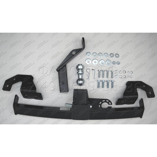FA 0860-E Бизон Фаркоп на Toyota Prius v (Prius alfa / Prius +) ZVW40/41 2011-2021 без подрезки бампера. Тип шара: E (легкосъемный шар под квадрат). Нагрузки: 2700/100 кг. Не комплектуется электрикой