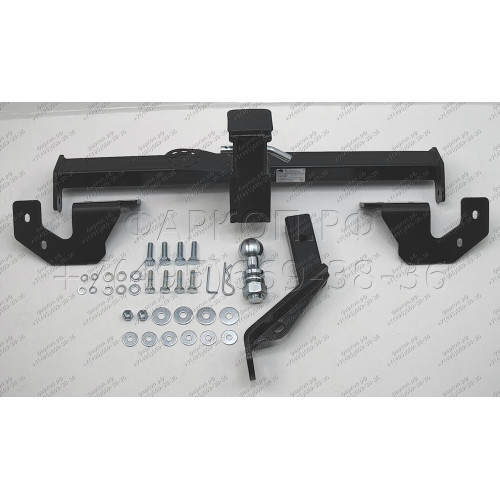FA 0860-E Бизон Фаркоп на Toyota Prius v (Prius alfa / Prius +) ZVW40/41 2011-2021 без подрезки бампера. Тип шара: E (легкосъемный шар под квадрат). Нагрузки: 2700/100 кг. Не комплектуется электрикой