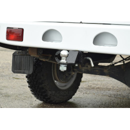 GAZ-XX-991122.00 PT GROUP Фаркоп на ГАЗ Соболь 27527/22177/221717 1998- без подрезки бампера. Тип шара: E (легкосъемный шар под квадрат). Нагрузки: 1500/75 кг, масса фар