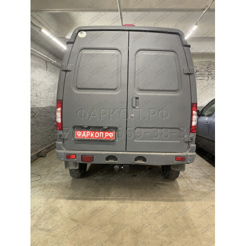 GAZ-XX-991122.00 PT GROUP Фаркоп на ГАЗ Соболь 27527/22177/221717 1998- без подрезки бампера. Тип шара: E (легкосъемный шар под квадрат). Нагрузки: 1500/75 кг, масса фаркопа 18,8 кг (без электрики в комплекте, не комплектуется заглушкой)