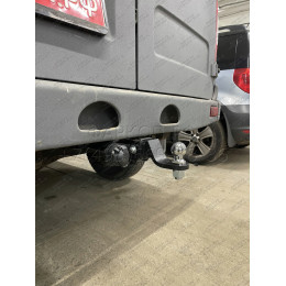 GAZ-XX-991122.00 PT GROUP Фаркоп на ГАЗ Соболь 27527/22177/221717 1998- без подрезки бампера. Тип шара: E (легкосъемный шар под квадрат). Нагрузки: 1500/75 кг, масса фар