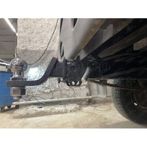 GAZ-XX-991122.00 PT GROUP Фаркоп на ГАЗ Соболь 27527/22177/221717 1998- без подрезки бампера. Тип шара: E (легкосъемный шар под квадрат). Нагрузки: 1500/75 кг, масса фаркопа 18,8 кг (без электрики в комплекте, не комплектуется заглушкой)