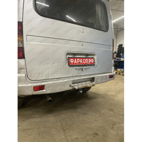 GAZ-XX-991122.00 PT GROUP Фаркоп на ГАЗ Соболь 27527/22177/221717 1998- без подрезки бампера. Тип шара: E (легкосъемный шар под квадрат). Нагрузки: 1500/75 кг, масса фаркопа 18,8 кг (без электрики в комплекте, не комплектуется заглушкой)