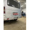GAZ-XX-991122.00 PT GROUP Фаркоп на ГАЗ Соболь 27527/22177/221717 1998- без подрезки бампера. Тип шара: E (легкосъемный шар под квадрат). Нагрузки: 1500/75 кг, масса фаркопа 18,8 кг (без электрики в комплекте, не комплектуется заглушкой)